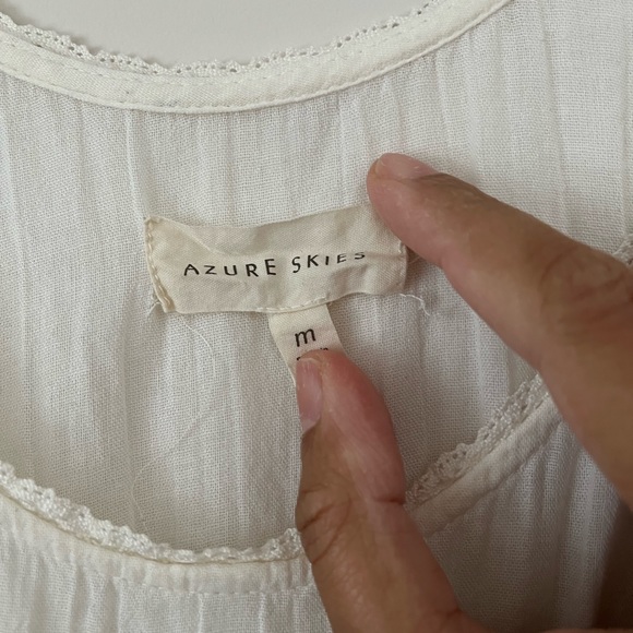 ARITZIA Azure Skies Dress Size M, Cream - Picture 4 of 5